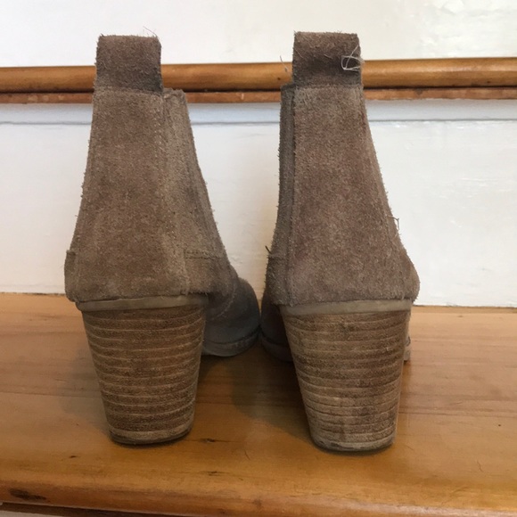 Dolce Vita Tan Suede Ankle Booties - Picture 4 of 6